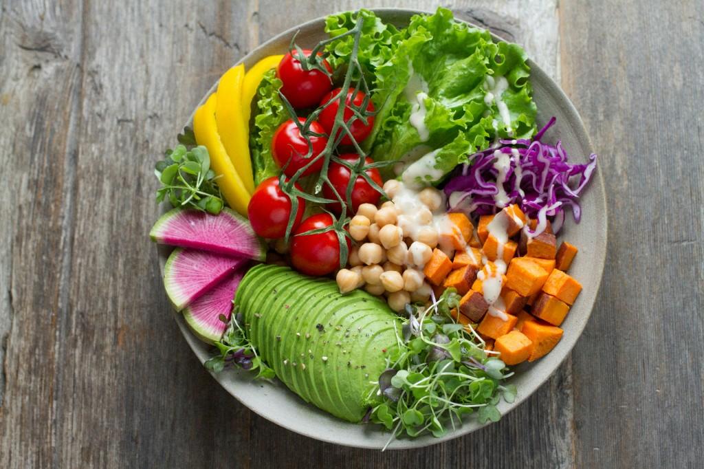 Healthy home cooking with fresh ingredients