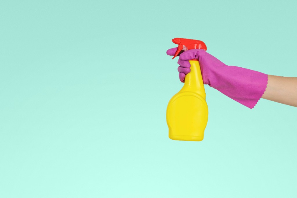 Household disinfectant spray — useful when needed, but not for every everyday mess